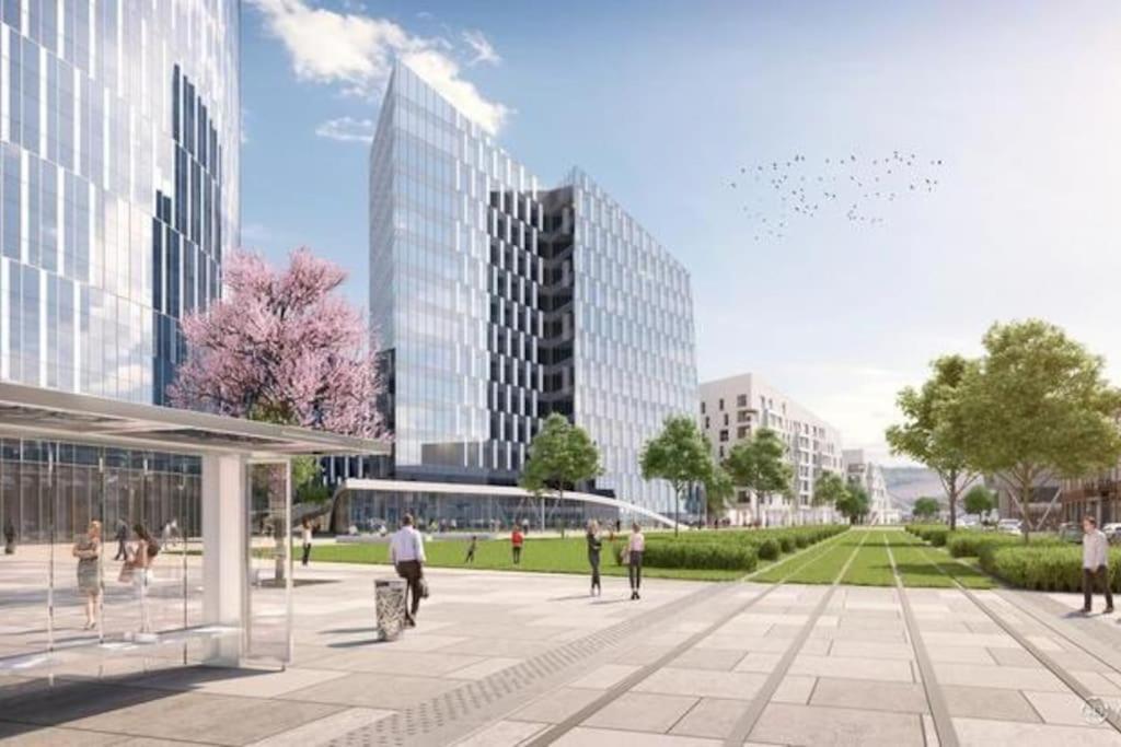Paradis Express Neuf Face Aux Guillemins Liège Exterior foto